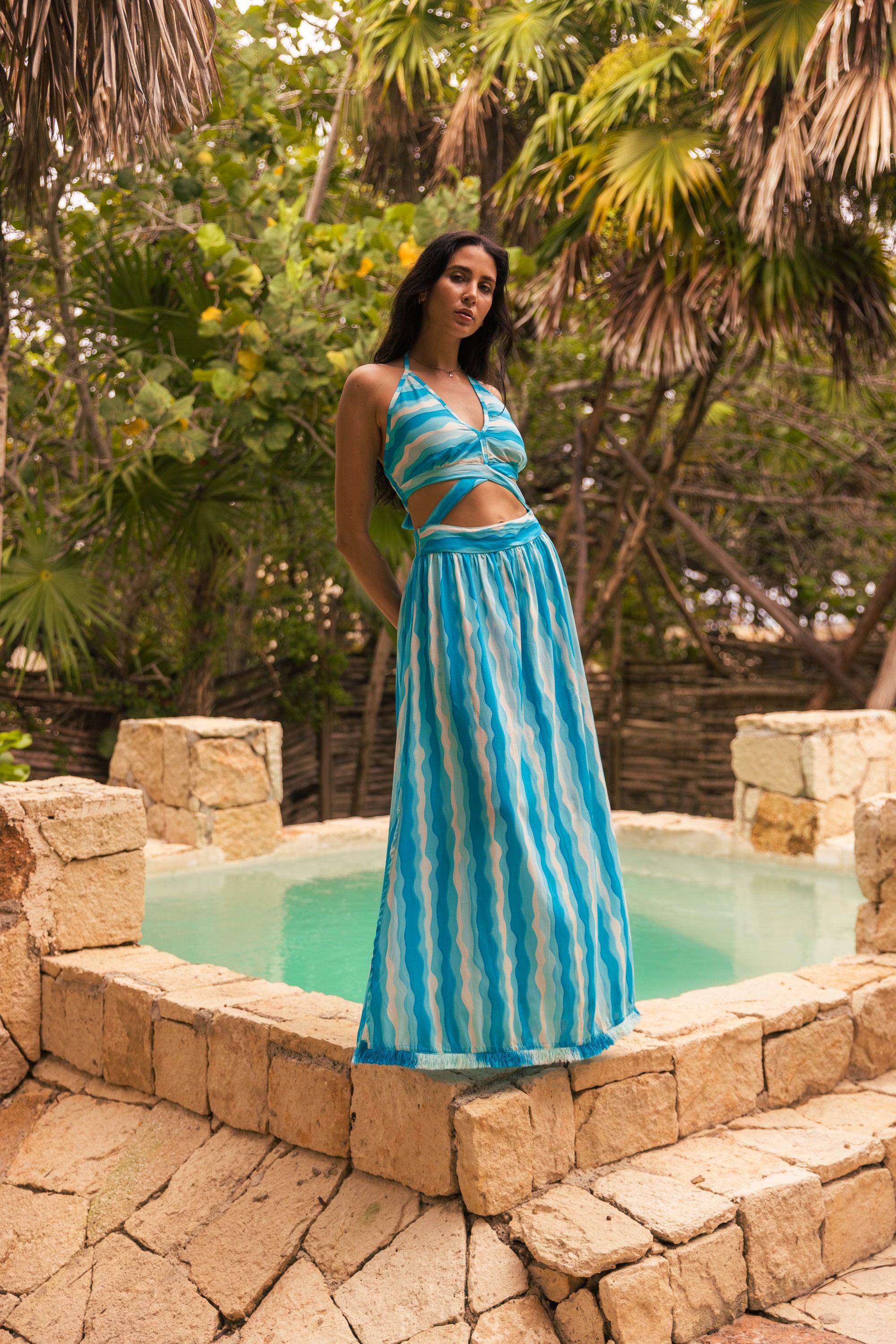 Waves Maxi Dress