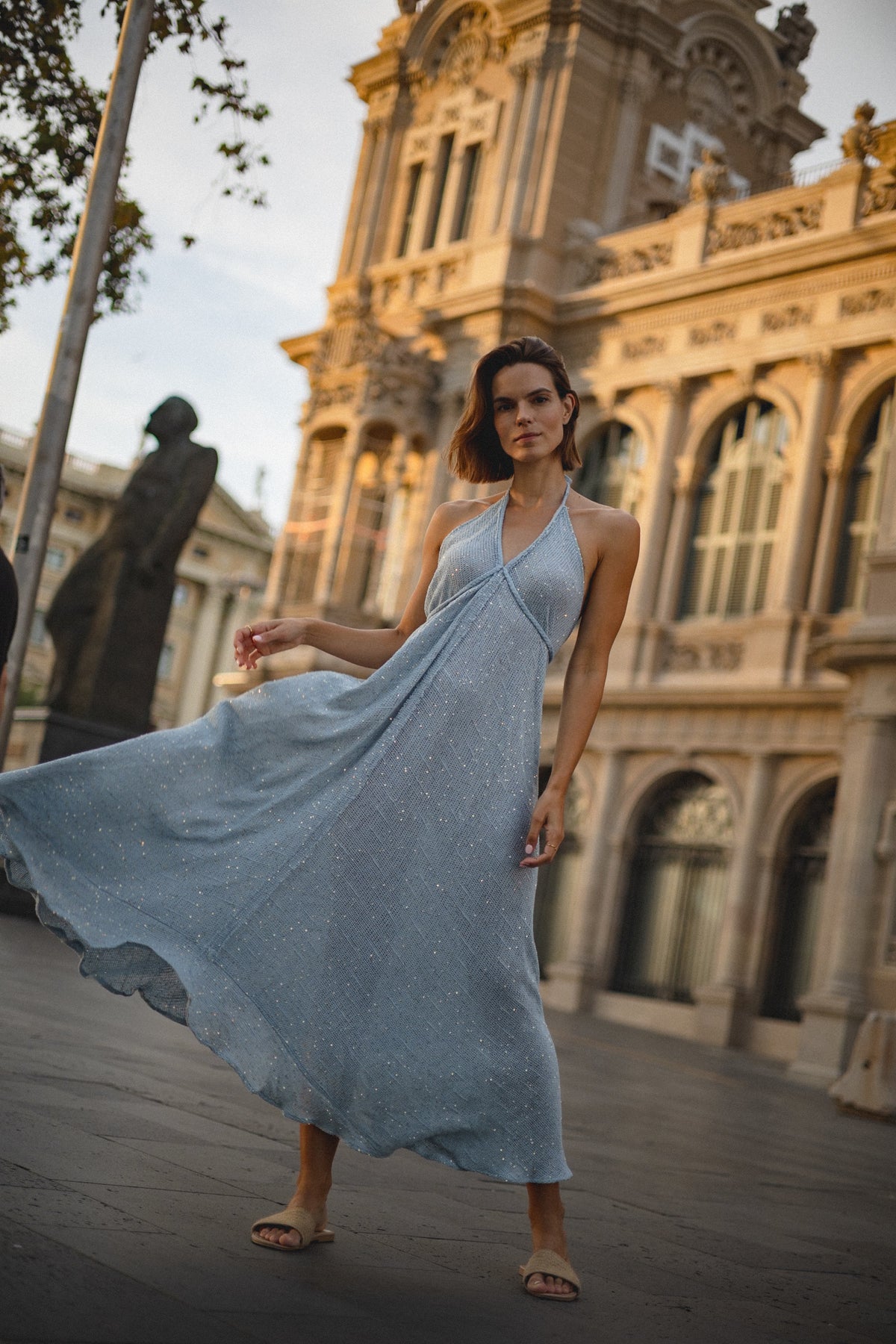 Radiant Sky Maxi Dress