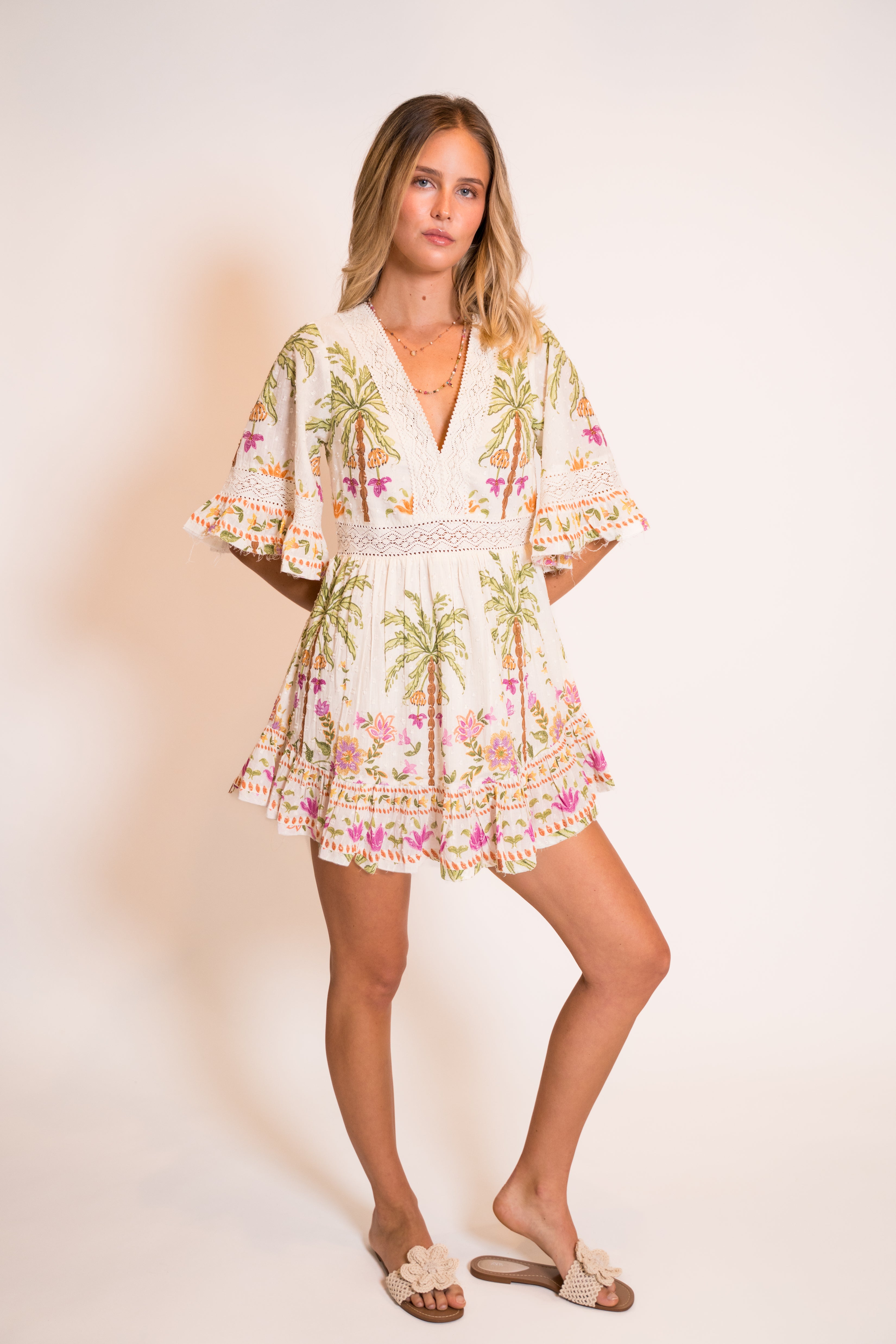 Isla Mauve Mini Dress