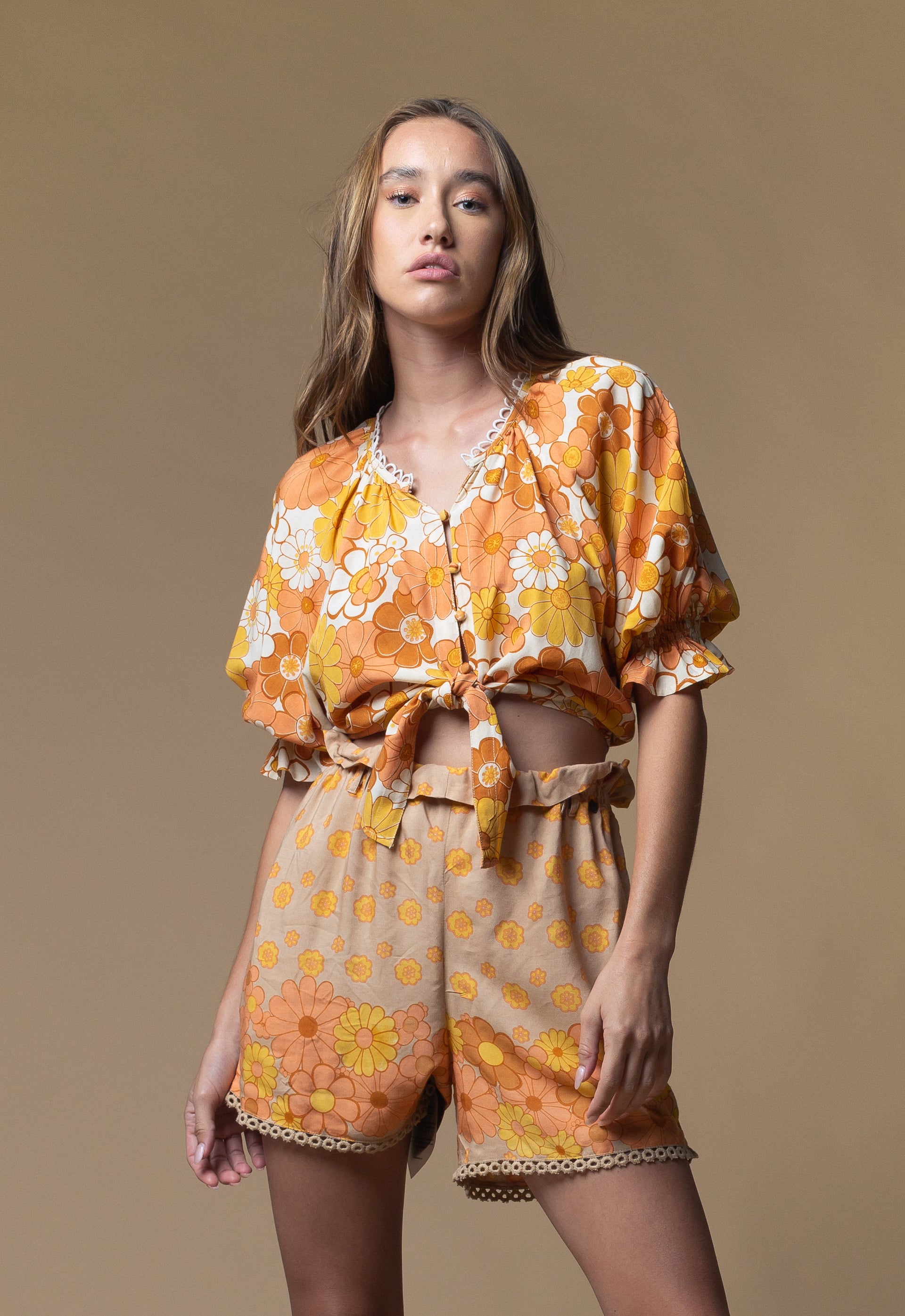 Peach Diva Shorts