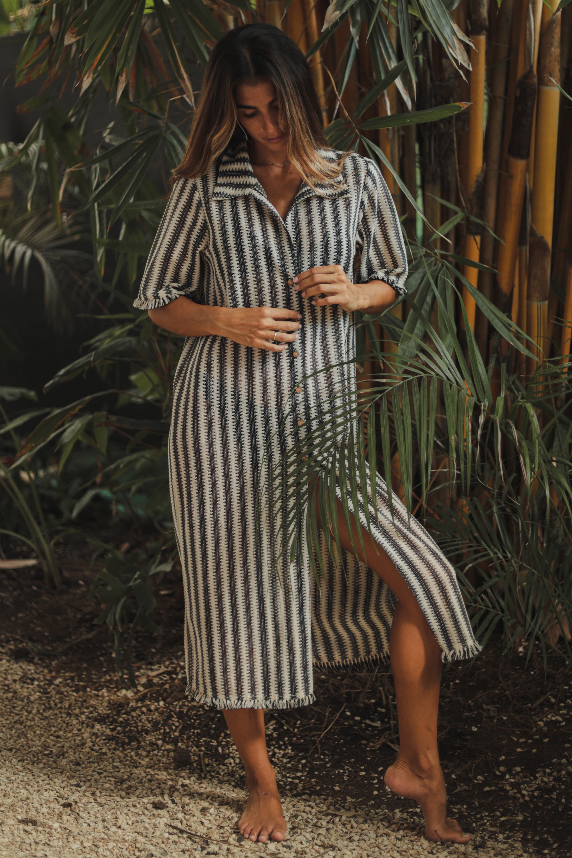 Mesh Maxi Dress Xs