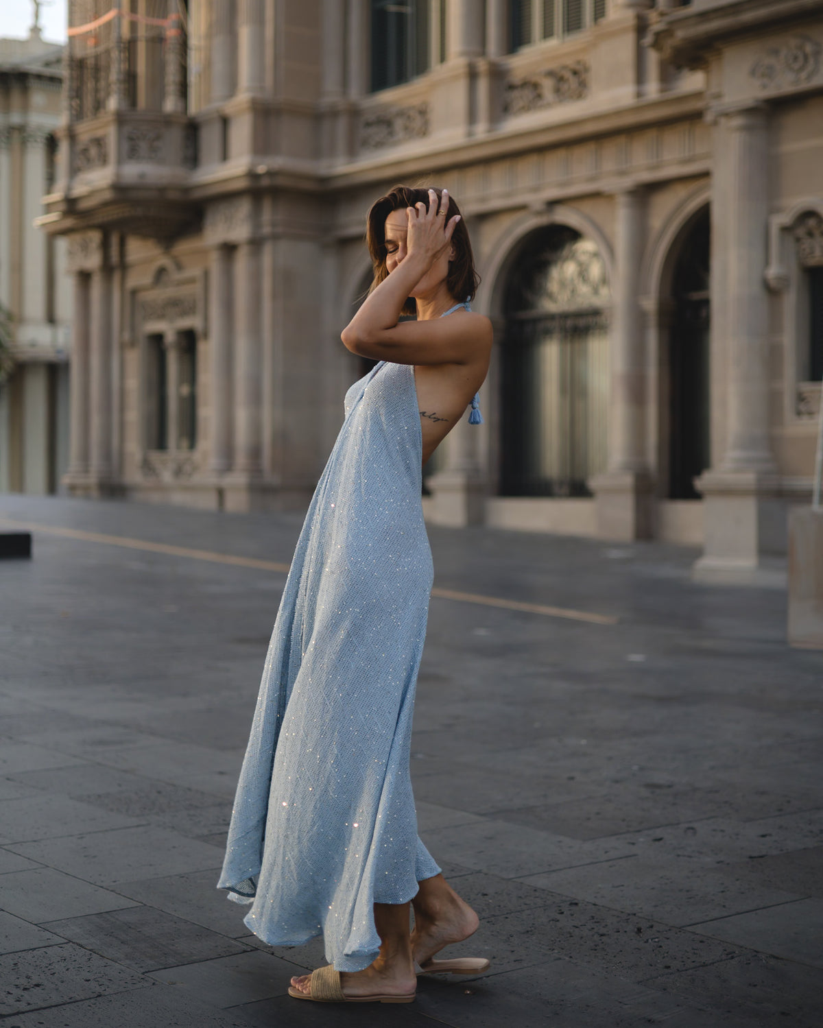 Radiant Sky Maxi Dress
