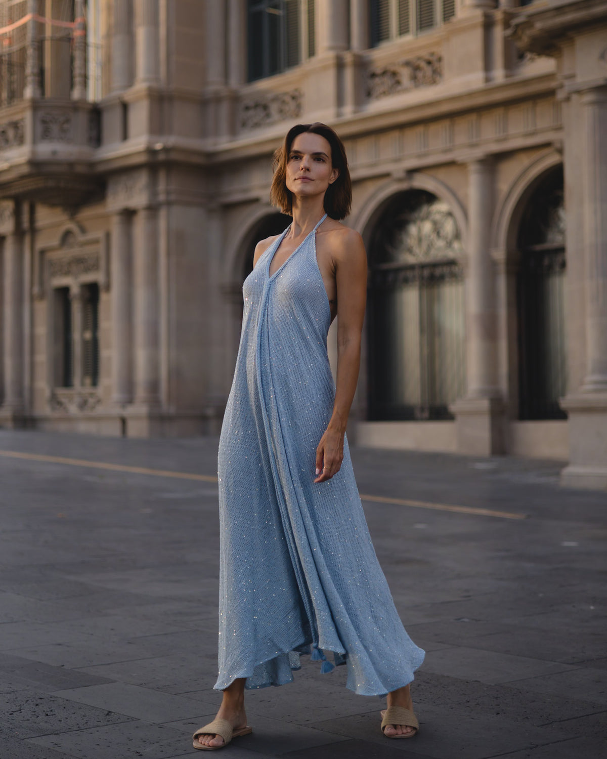 Radiant Sky Maxi Dress