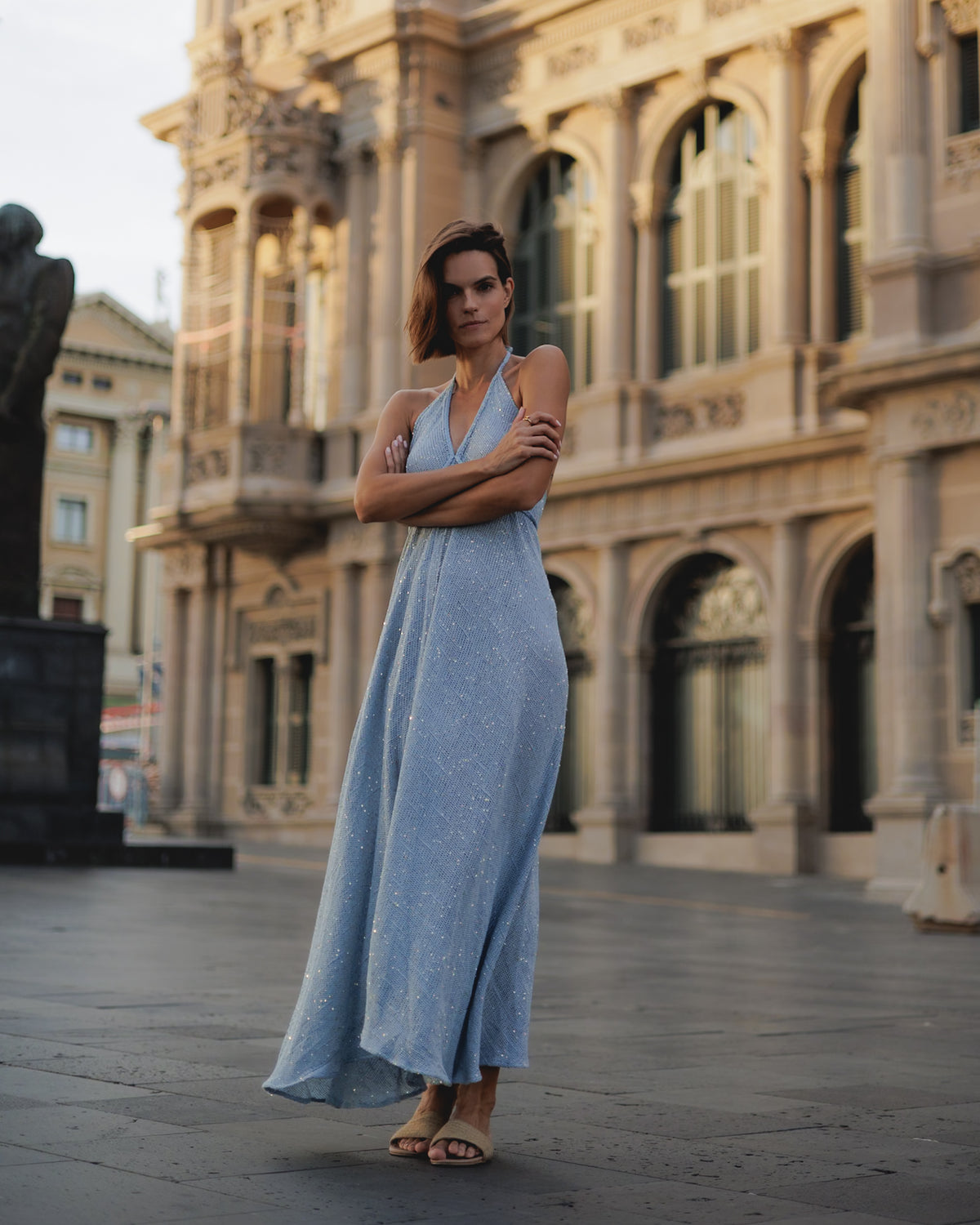 Radiant Sky Maxi Dress