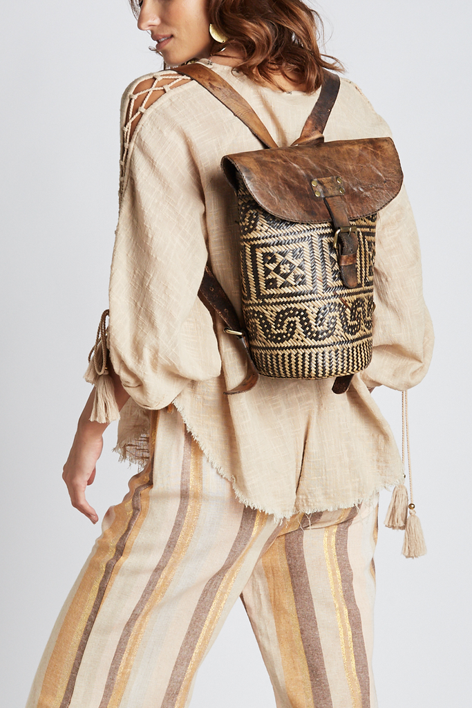 Tribal Print Backpack - Z&L Europe