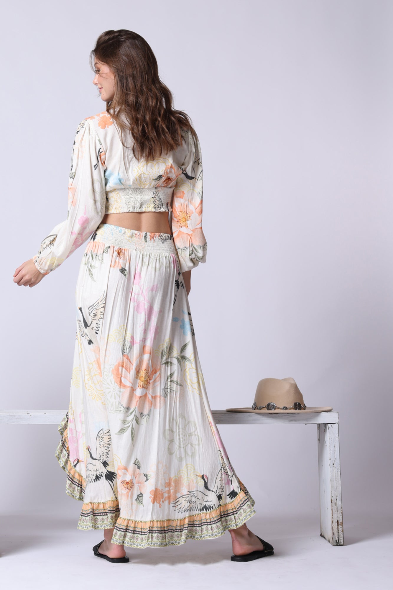 Garza Hi-Low Skirt