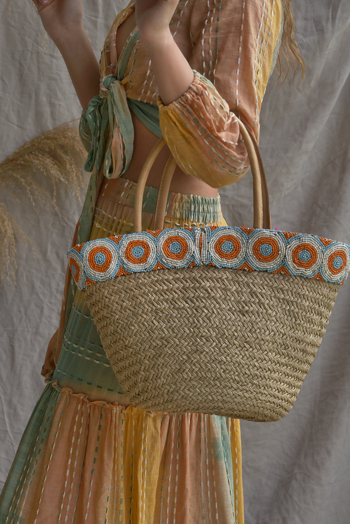 Dali Straw Tote Bag - Z&L Europe